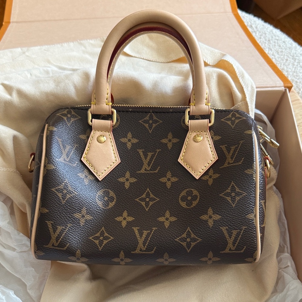 Louis Vuitton Monogram speedy 20 no strap